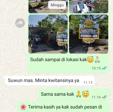 Pengiriman Papan Bunga Duka Pondok Karya