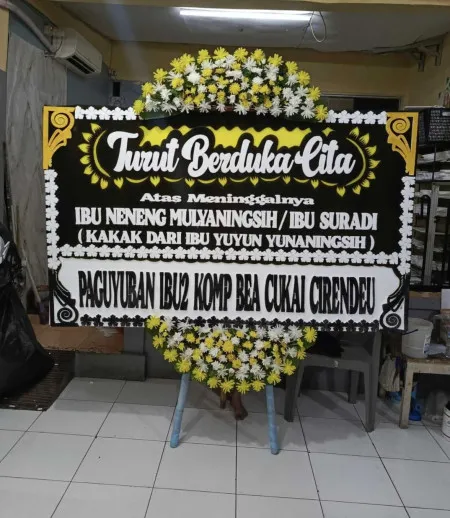 Papan Bunga Duka Pondok Karya