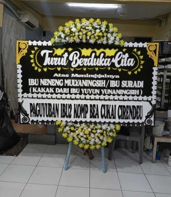 Papan Bunga di Pondok Karya